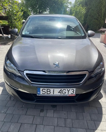 Peugeot 308 cena 48900 przebieg: 112000, rok produkcji 2016 z Biała małe 106